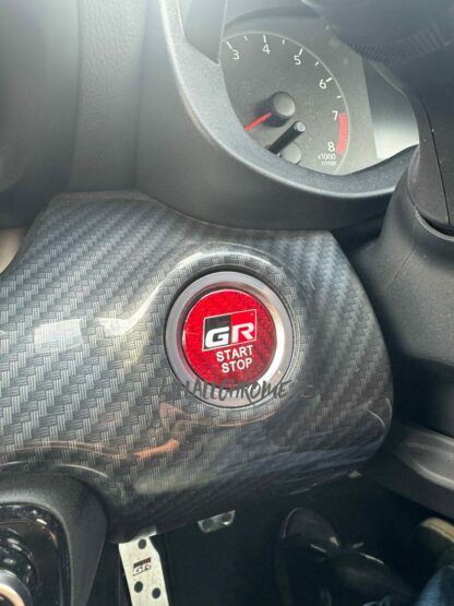 Toyota Yaris GR Genuine Carbon Fibre Start Stop Button Cover - Image 11