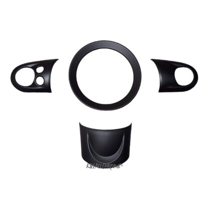 Mini Gen 2 Steering Wheel Spoke Covers + Ring Combo Gloss Black, Carbon Look, Matt Black R55 R56 R57 R58 R59 R60 R61 - Image 6