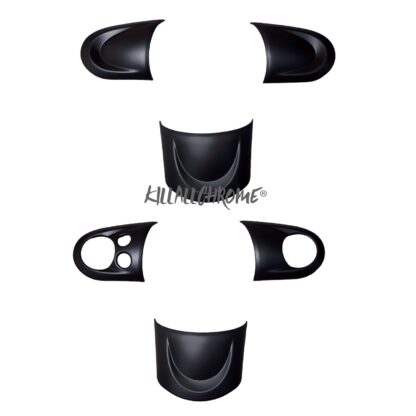 Mini Gen 2 Steering Wheel Spoke Covers Gloss Black, Carbon Look, Matt Black R55 R56 R57 R58 R59 R60 R61