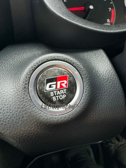 Toyota Yaris GR Genuine Carbon Fibre Start Stop Button Cover - Image 4