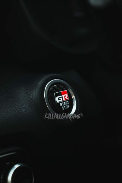 Toyota Yaris GR Genuine Carbon Fibre Start Stop Button Cover - Image 5