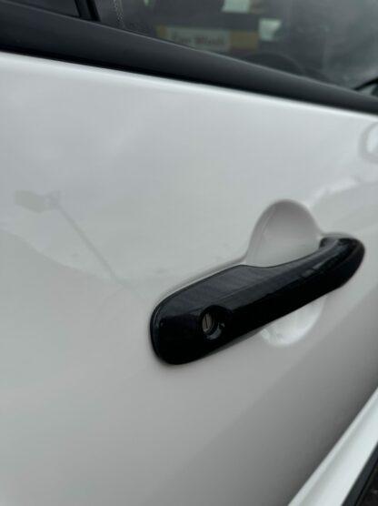 Toyota Yaris GR Genuine Carbon Fibre Door Handle Covers Black Normal Twill - Image 6