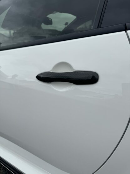 Toyota Yaris GR Genuine Carbon Fibre Door Handle Covers Black Normal Twill - Image 8