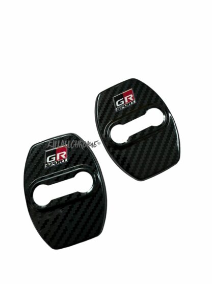 GR Yaris Door Latch Covers Carbon Fibre Look - Toyota Accessories (PAIR)