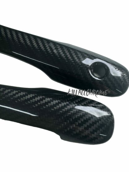 Toyota Yaris GR Genuine Carbon Fibre Door Handle Covers Black Normal Twill - Image 5