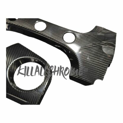 Real Carbon Fibre Dashboard Cover for Fiat 500 Abarth Series 3 2007 - 2015 RHD - Image 5