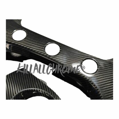 Real Carbon Fibre Dashboard Cover for Fiat 500 Abarth Series 3 2007 - 2015 RHD - Image 7