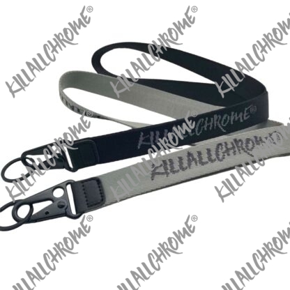 Long Lanyard KillAllChrome - Black or Grey