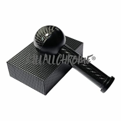 Black Real Carbon Gear Knob - Abarth - Fiat - All Manual Models - Scorpion Logo - Image 26