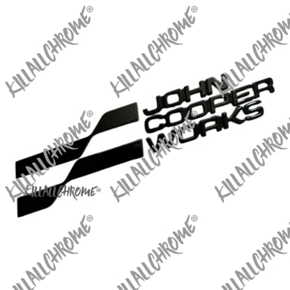 Aftermarket MINI New Style John Cooper Works Badges REAR JCW Badge R53 R56 F56 - Rear only - Image 3