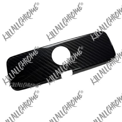 Genuine Carbon Abarth Manual Rear View Mirror Back Cover - Fiat 500 Abarth