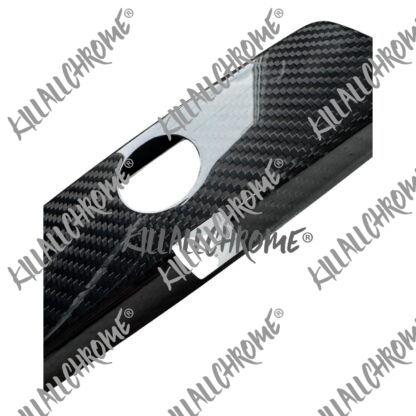 Genuine Carbon Abarth Manual Rear View Mirror Back Cover - Fiat 500 Abarth - Image 3